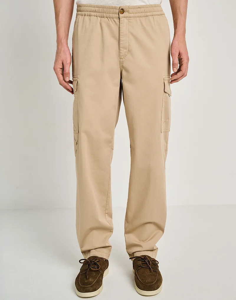 STAFF Ryan Man Pant 96,5% CO3,5%EA 5-814.082.9.055-Ν0033 Biege