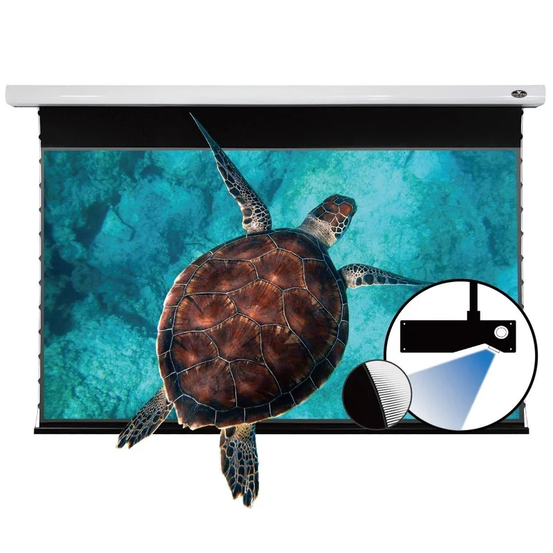 VIVIDSTORM PRO A Slimline Motorized Tension Drop Down UST ALR Projector Screen