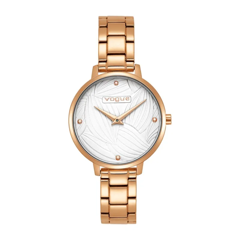 Ρολόι Γυναικείο Roze Χρυσό Bracelet Stainless Steel Vogue 2020814251