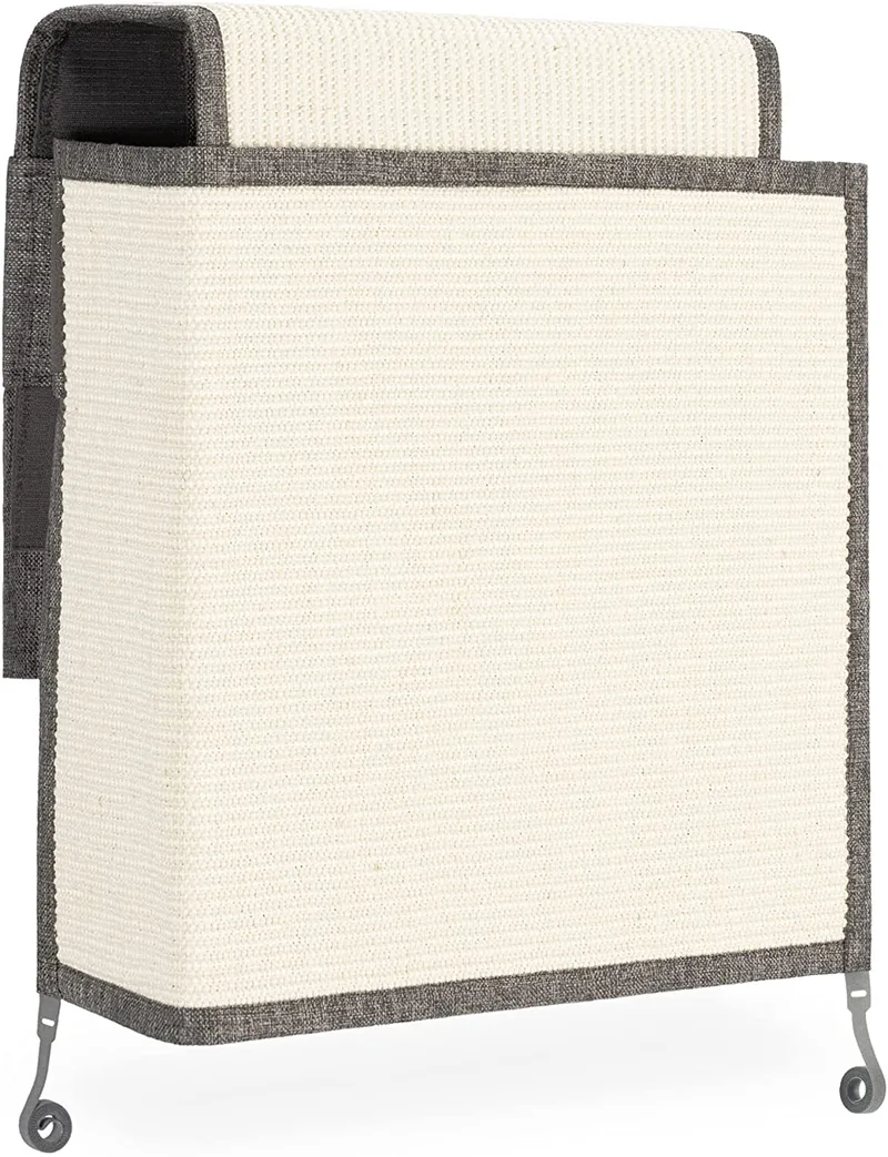 Navaris Cat Scratching Mat for Sofa - Προστατευτικό για Αριστερή Πλευρά Καναπέ από Γρατζουνιές Γάτας - 70 x 10 x 50 cm - Left - Grey / Μπεζ (56507.02)
