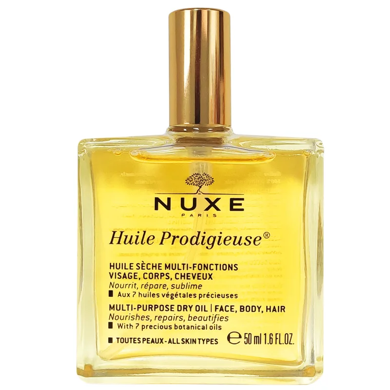 Nuxe Huile Prodigieuse Ξηρό Λάδι Ενυδάτωσης & Λάμψης για Πρόσωπο - Σώμα - Μαλλιά με Άρωμα από Άνθη Πορτοκαλιάς, Μανόλιας & Βανίλιας 50ml