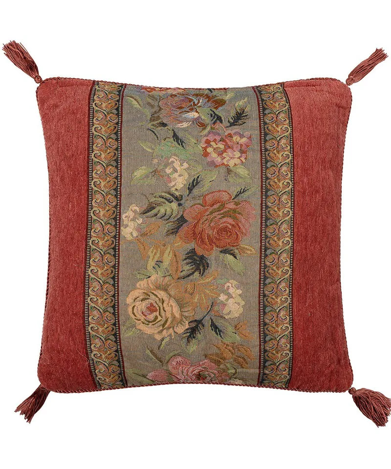 Μαξιλαροθήκη Διακόσμησης Silk Fashion 572 Κεραμιδί 45x45