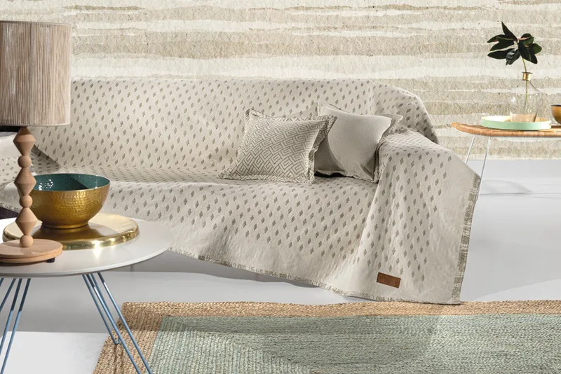 Ριχτάρι Διθέσιου Guy Laroche Diamond Linen 170x250