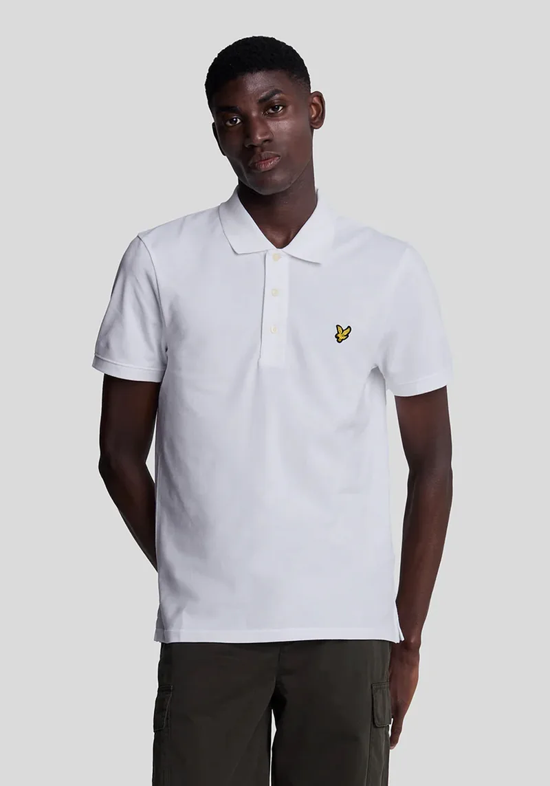 Lyle & Scott Polo Μπλούζα της σειράς Plain - SP400VOG 626 White
