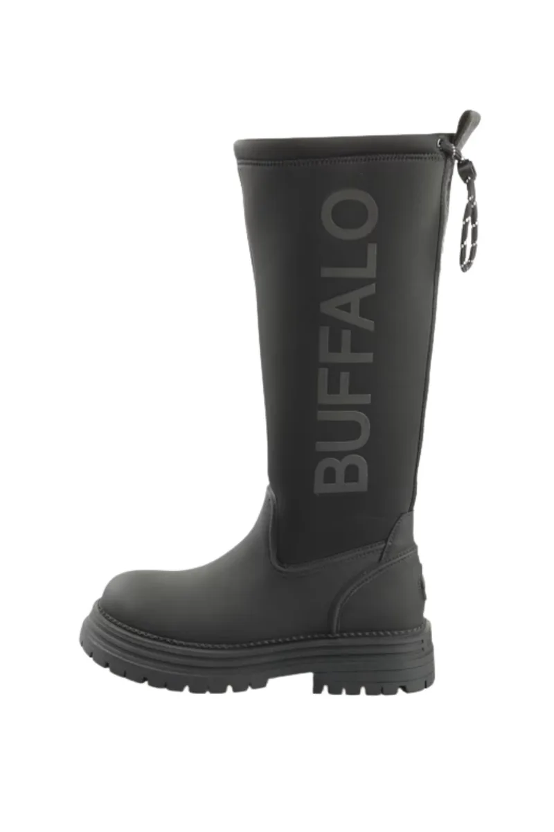 BUFFALO Γυναικείες Μπότες LENNOX RAIN HI - ΜΑΥΡΟ-1270138-BLACK