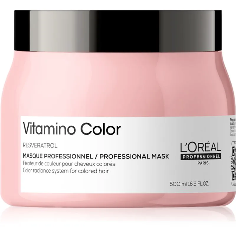 L’Oréal Professionnel Serie Expert Vitamino Color λαμπρυντική μάσκα για την προστασία του χρώματος 500 ml