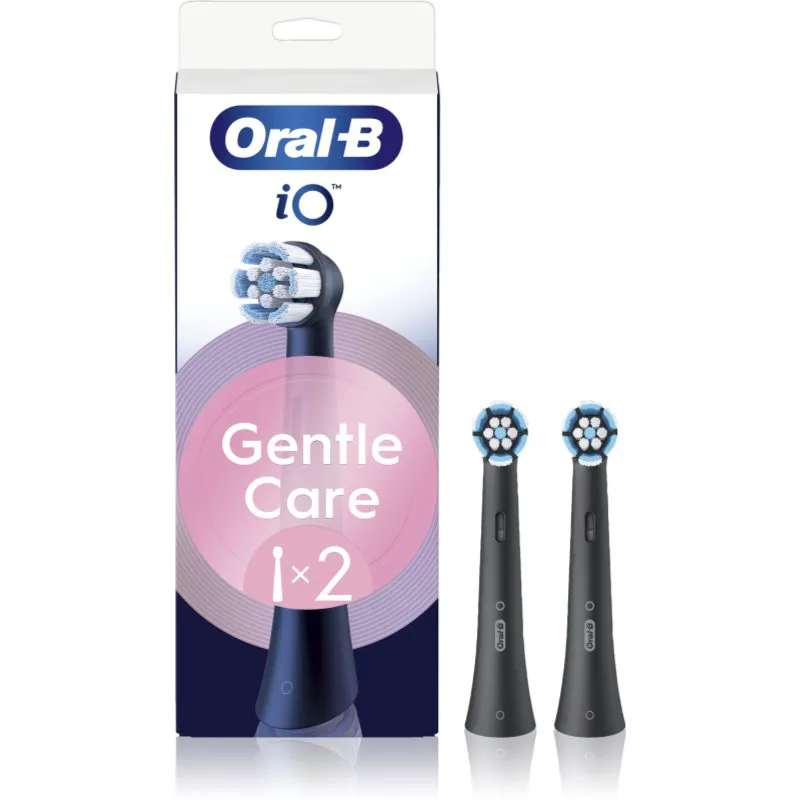 Oral-B iO Gentle Care ανταλλακτική κεφαλή για ευαίσθητα ούλα Black 2 τμχ