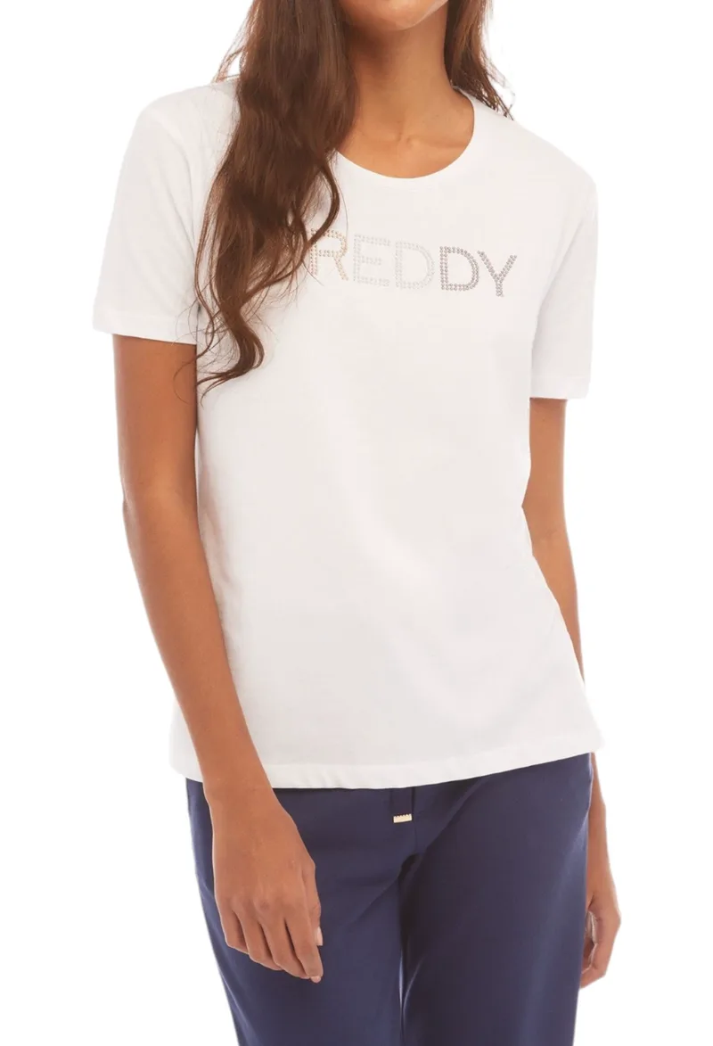 Μπλούζα Κοντομάνικη Freddy Logo S4WCXT1-W Γυναικείο