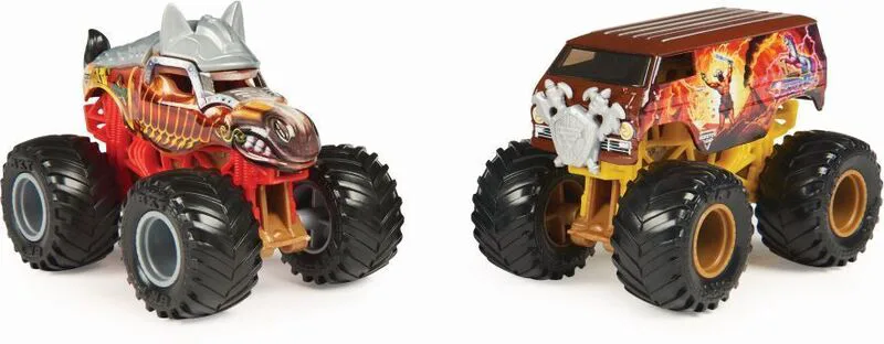 Monster Jam Mini Όχημα 1:64 2Τμχ-6 Σχέδια (6064128)