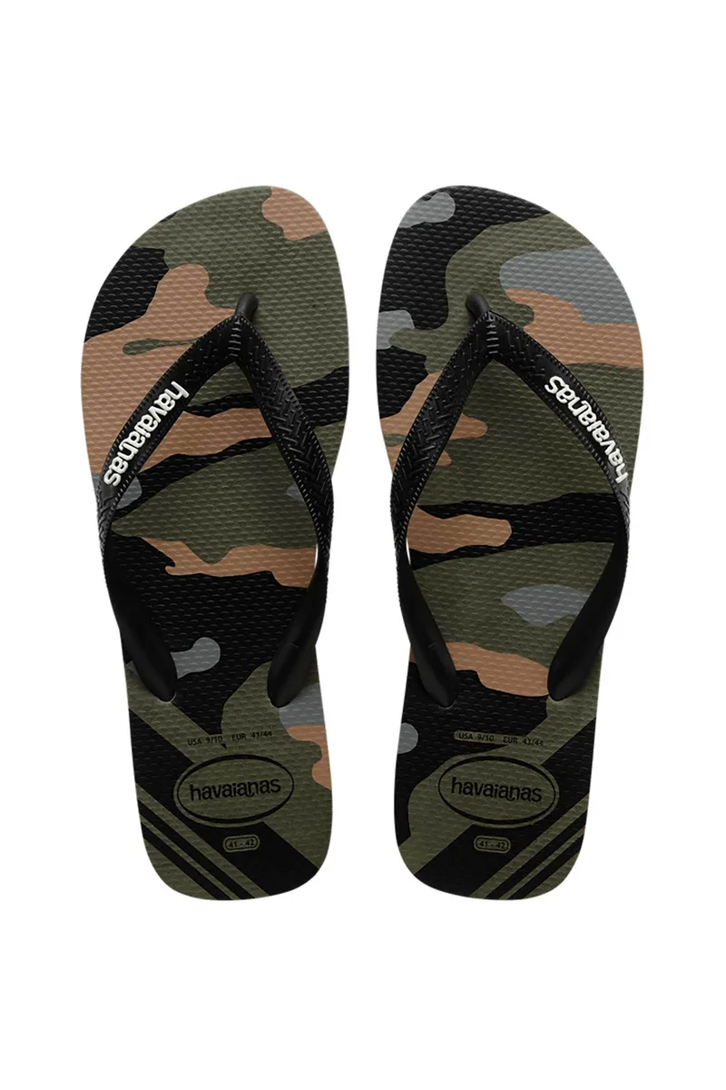 Havaianas ανδρικές σαγιονάρες "Top Camu" - 4141398 Χακί