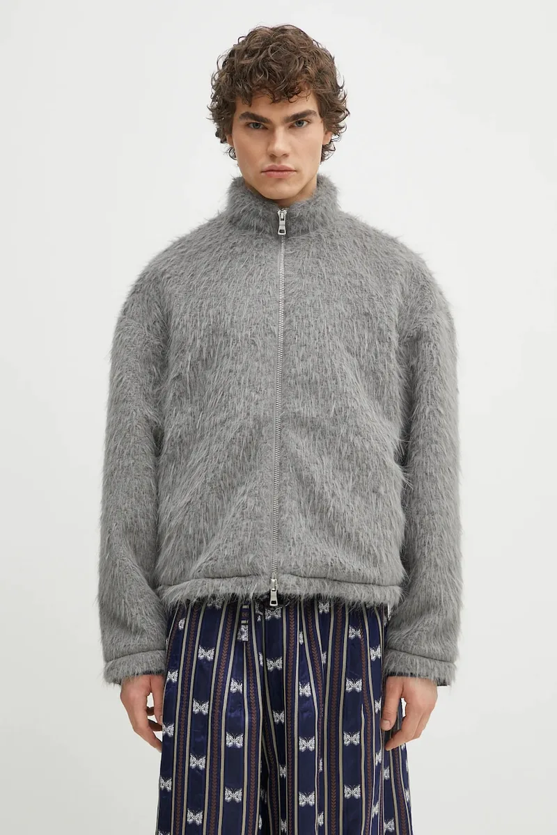 Μπουφάν MKI MIYUKI ZOKU Faux Alpaca Track Jacket