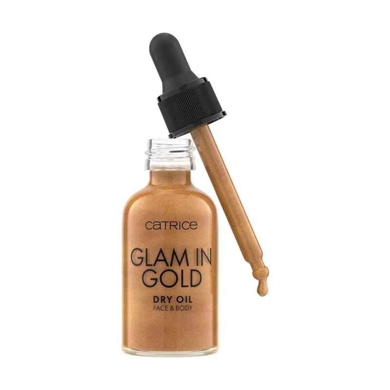Ηighlighters Catrice Glam In Χρυσό Dry Oil