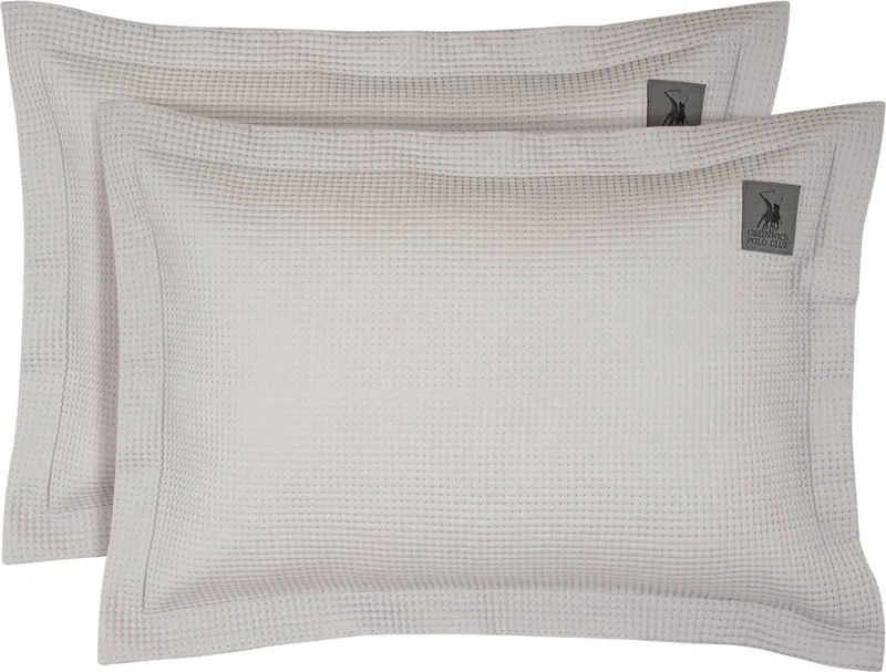 ΜΑΞΙΛΑΡΟΘΗΚΕΣ GREENWICH POLO CLUB ESSENTIAL 3977 ΓΚΡΙ NUDE 2ΤΜΧ (50X70+5CM)