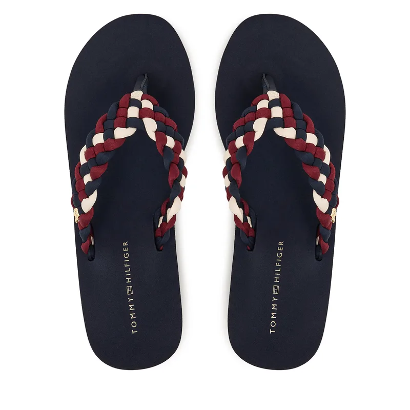 Σαγιονάρες Tommy Hilfiger Th Wedge Braided Summer Sandal FW0FW09198 Έγχρωμο
