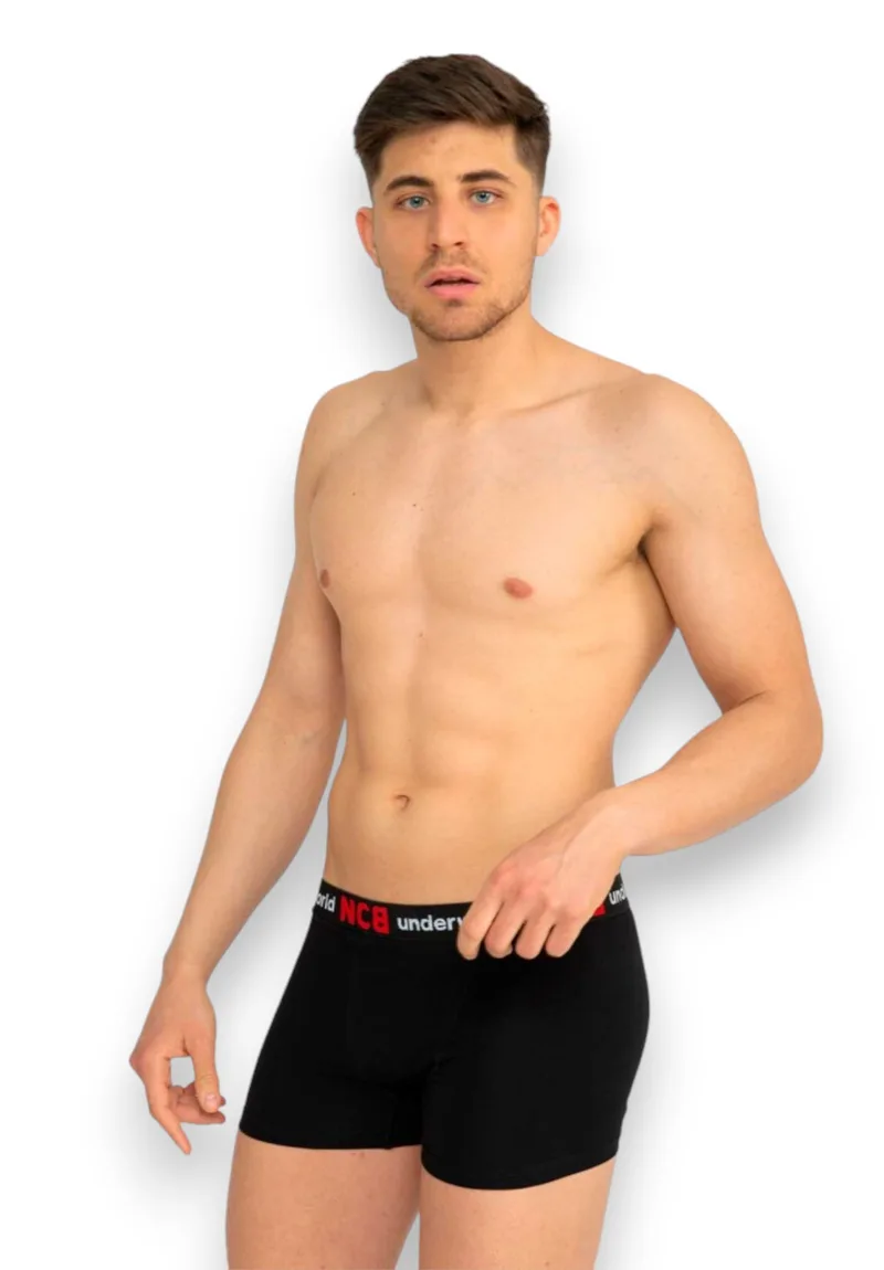 Boxer Ανδρικό Nina Club Black NCB NC411-17-Μαύρο