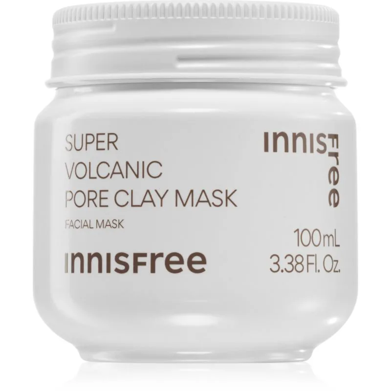 innisfree Super Volcanic Pore Clay Mask καθαριστική μάσκα προσώπου με πηλό για την ελαχιστοποίηση των πόρων 100 ml