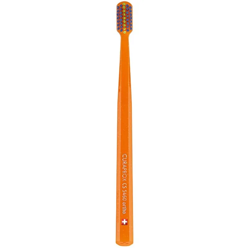 Curaprox CS 5460 Ortho Ultra Soft Ορθοδοντική Οδοντόβουρτσα 1 Τεμάχιο - Πορτοκαλί / Μπλε