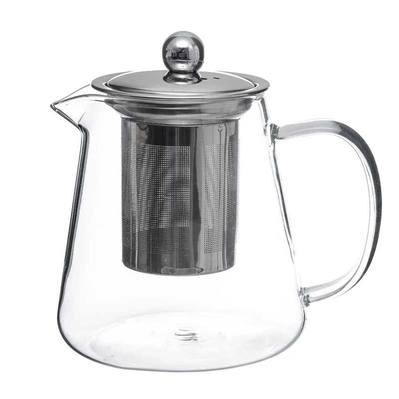 Τσαγιέρα Με Φίλτρο 800ml S-D Glass Spout 160519