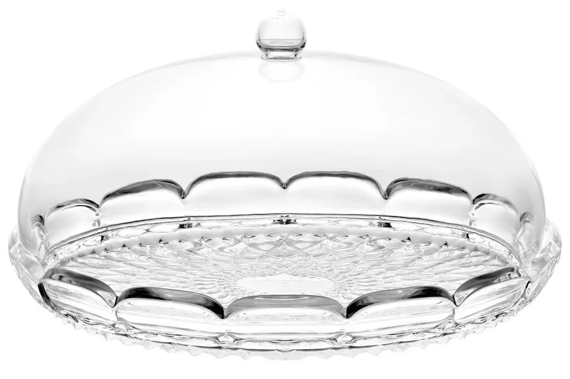 Guzzini Vanity Τουρτιέρα Ακρυλική Waterlilly Glear 30cm