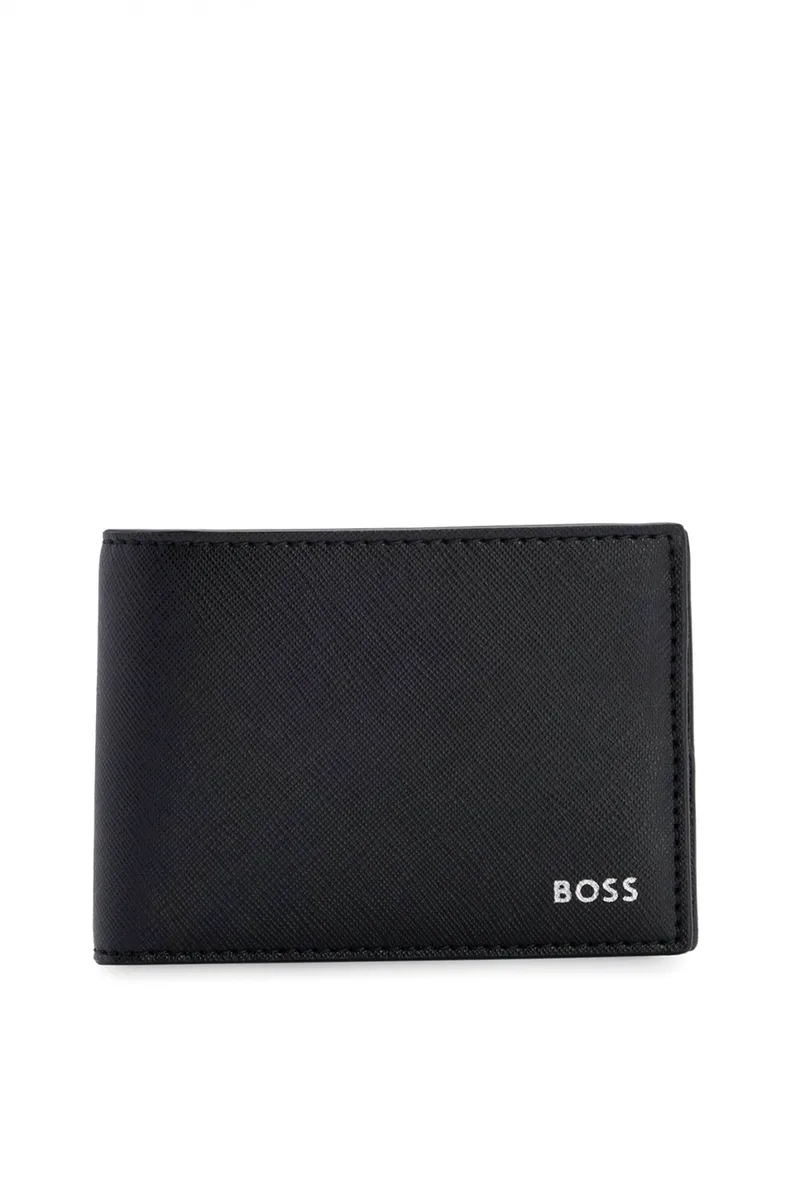 BOSS ΠΟΡΤΟΦΟΛΙ ZAIR 6CC COIN ΜΑΥΡΟ
