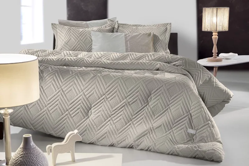 Πάπλωμα Microsuede Μονό 160x220εκ. Eden Μπεζ Guy Laroche (Χρώμα: Μπεζ, Μέγεθος: Μονά, Ύφασμα: Microsuede) - Guy Laroche - 5206480579332
