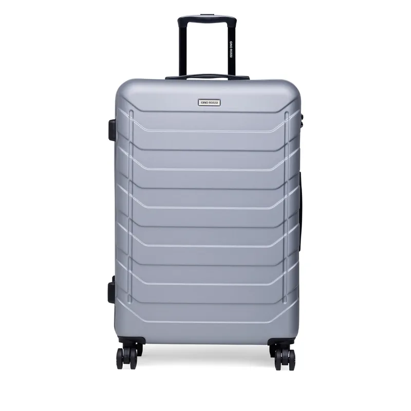 Μεγάλη Βαλίτσα GINO ROSSI CEO-GIN-L-003-05-SILVER3 Ασημί