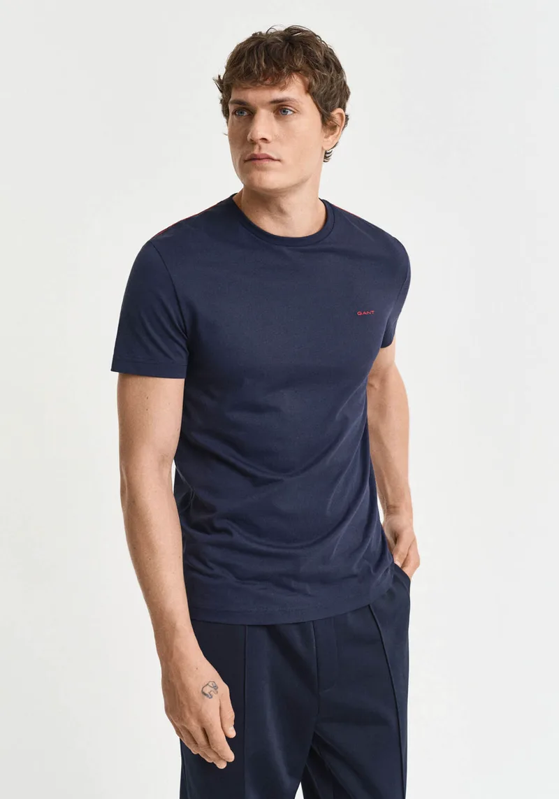 GANT Μπλούζα της σειράς Contrast Logo - 2013032 433 Evening Blue