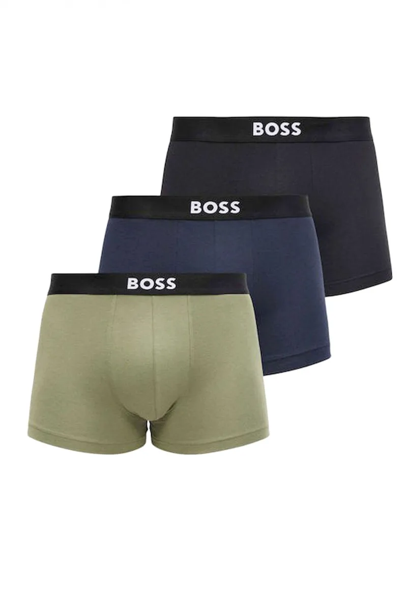 BOSS ΕΣΩΡΟΥΧΟ 3P BOSS ONE TRUNK ΜΑΥΡΟ-ΧΑΚΙ