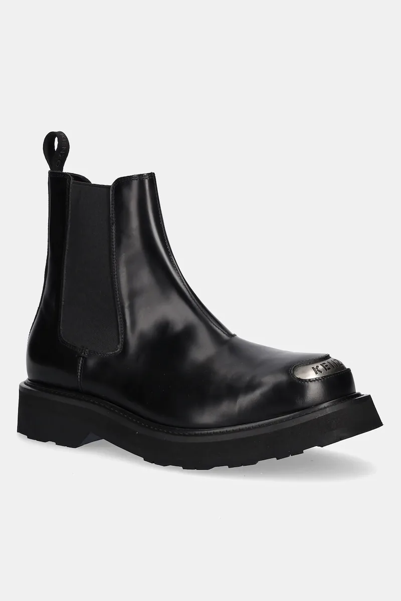 Δερμάτινες μπότες τσέλσι Kenzo Smile Lace Up Boots