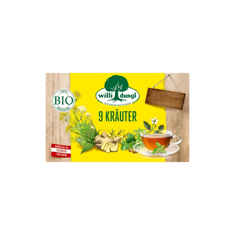 Willi Dungl Organic 9 Herbal Tea, 40 G