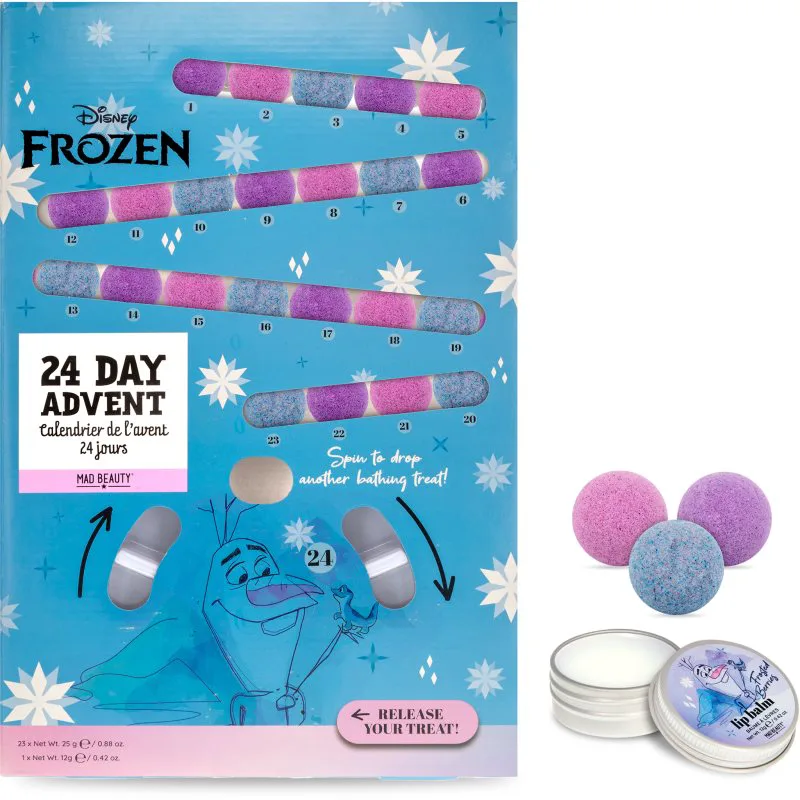 Mad Beauty Frozen Advent Χριστουγεννιάτικο ημερολόγιο 24 τμχ