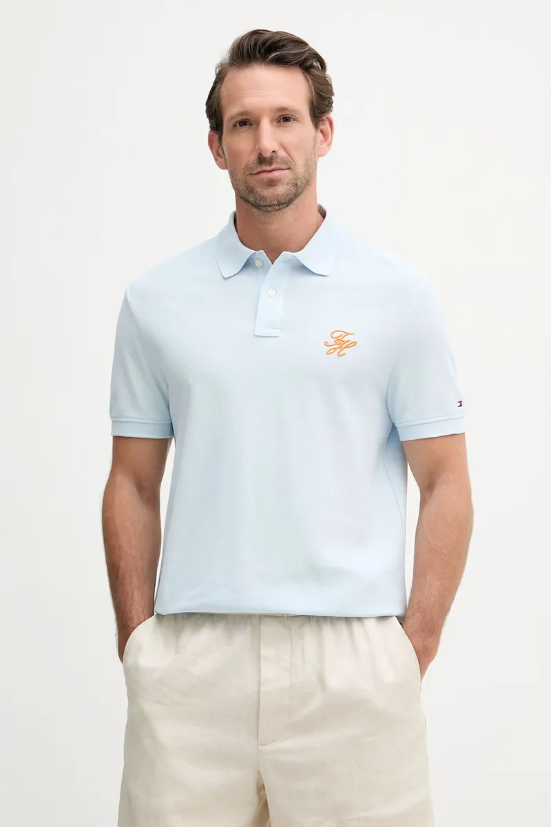 Tommy Hilfiger Πόλο ανδρικό βαμβακερό SUMMER