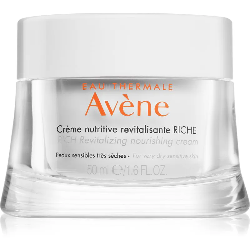Avène Les Essentiels Rich Revitalizing Nourishing Cream πλούσια θρεπτική κρέμα για πολύ ξηρή και ευαίσθητη επιδερμίδα 50 ml
