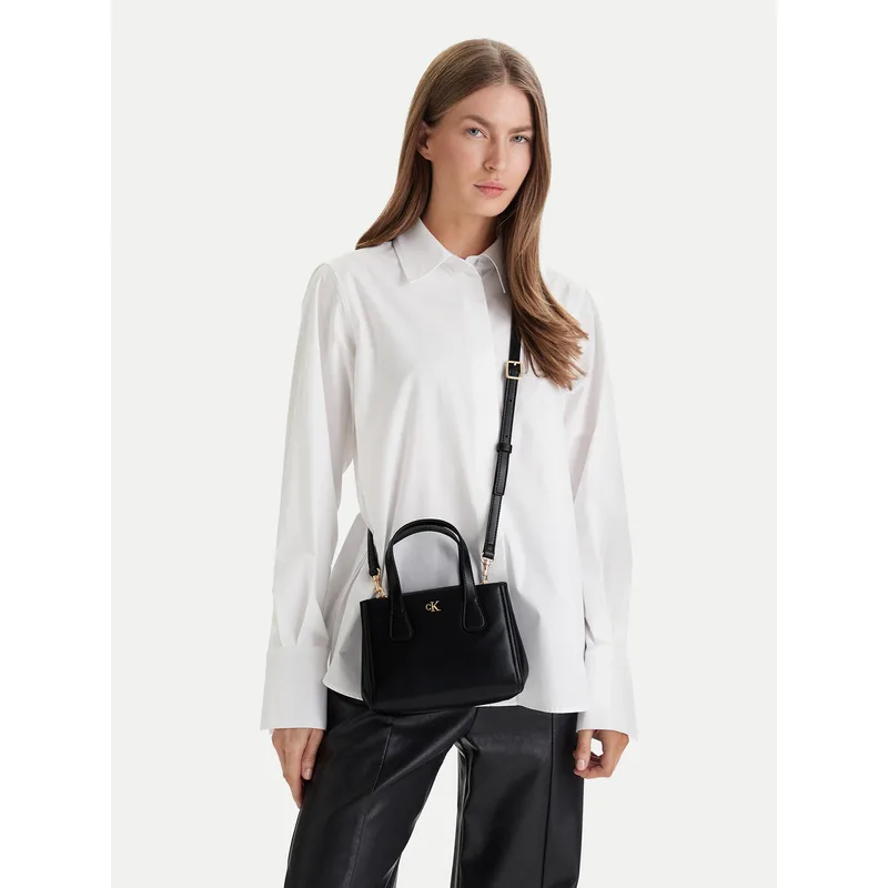 Τσάντα Calvin Klein Ck Mini Tote Crossbody LV04F3520G Μαύρο