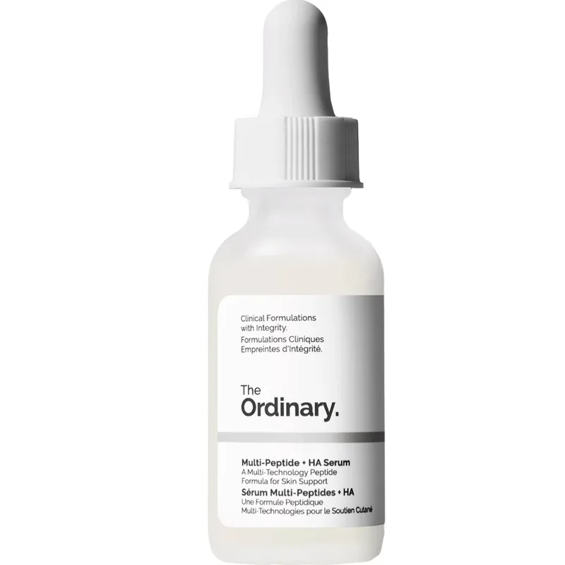 The Ordinary Multi-Peptide + HA Face Serum Πολυδραστικός Ενυδατικός Ορός με Υαλουρονικό Οξύ για Λεία Όψη & πιο Νεανικό Δέρμα 30ml