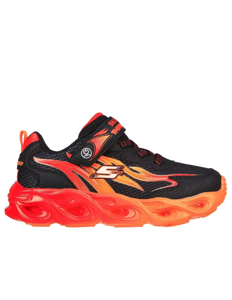 Skechers Αθλητικά Παιδικά Παπούτσια Flash Μαύρα 400103L-BKRD
