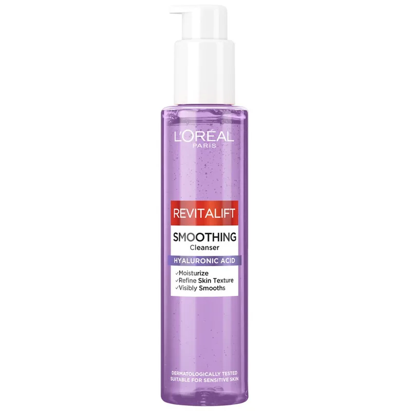 L'Oreal Paris Revitalift Smoothing Cleanser Τζελ Καθαρισμού Προσώπου με Υαλουρονικό Οξύ 150ml