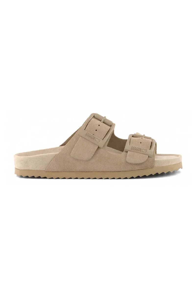 Colors Of California γυναικεία σανδάλια suede "Slofi" - HC.BIO56N 126 Μπεζ