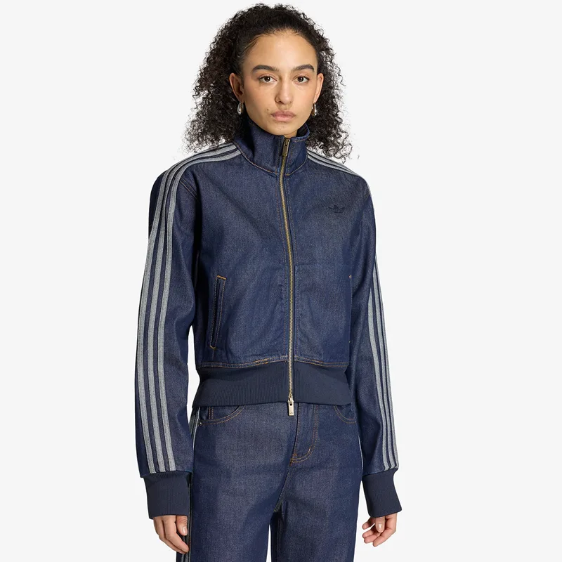 Μπουφάν adidas Firebird Denim Tracktop Indigo Denim XS