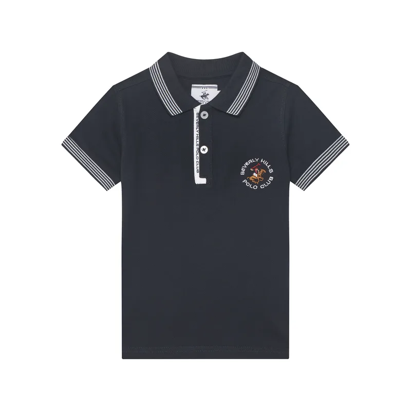 Beverly Hills Polo Club Polo P-SS26B-P424108 Σκούρο μπλε Regular Fit