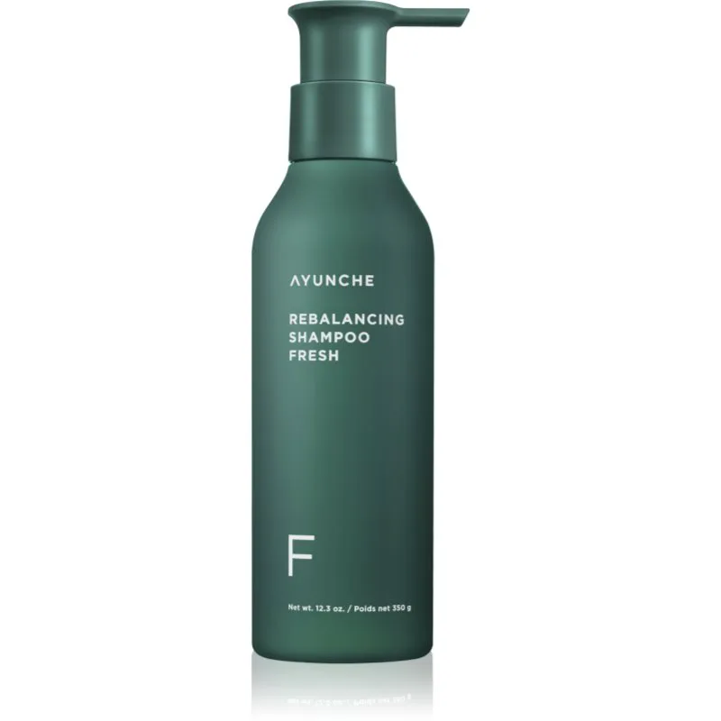 AYUNCHE Rebalancing Shampoo Fresh σαμπουάν κατά της αραιώσης των μαλλιών και τριχόπτωσης με αναζωογονητική δράση 350 γρ
