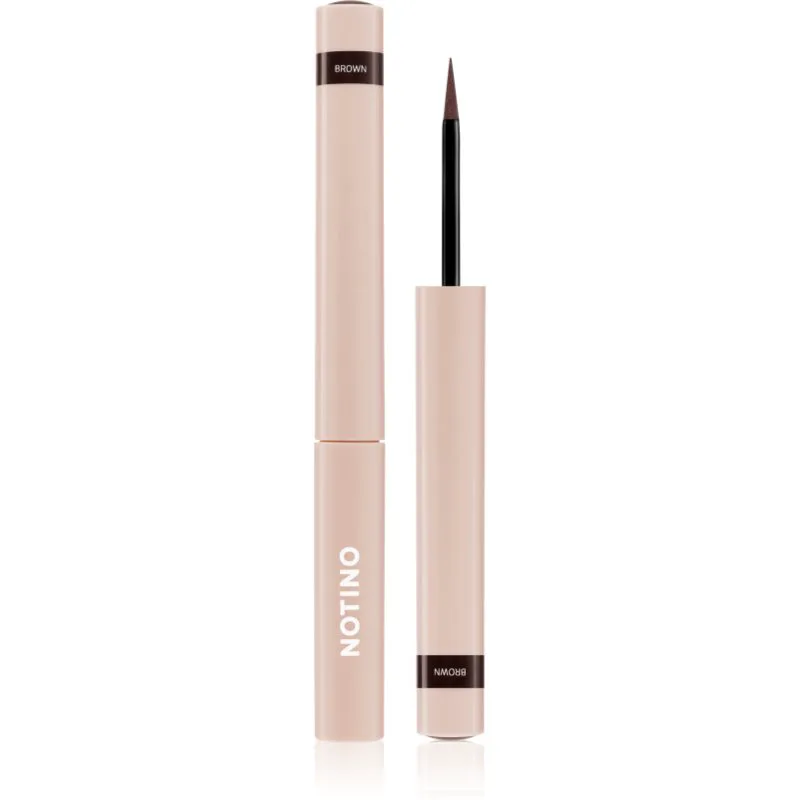 Notino Serum-Infused Lifeproof Eyeliner υγρό λάινερ ματιών με δραστικές ουσίες για ανάπτυξη των βλεφαρίδων 02 Brown 1.7 ml
