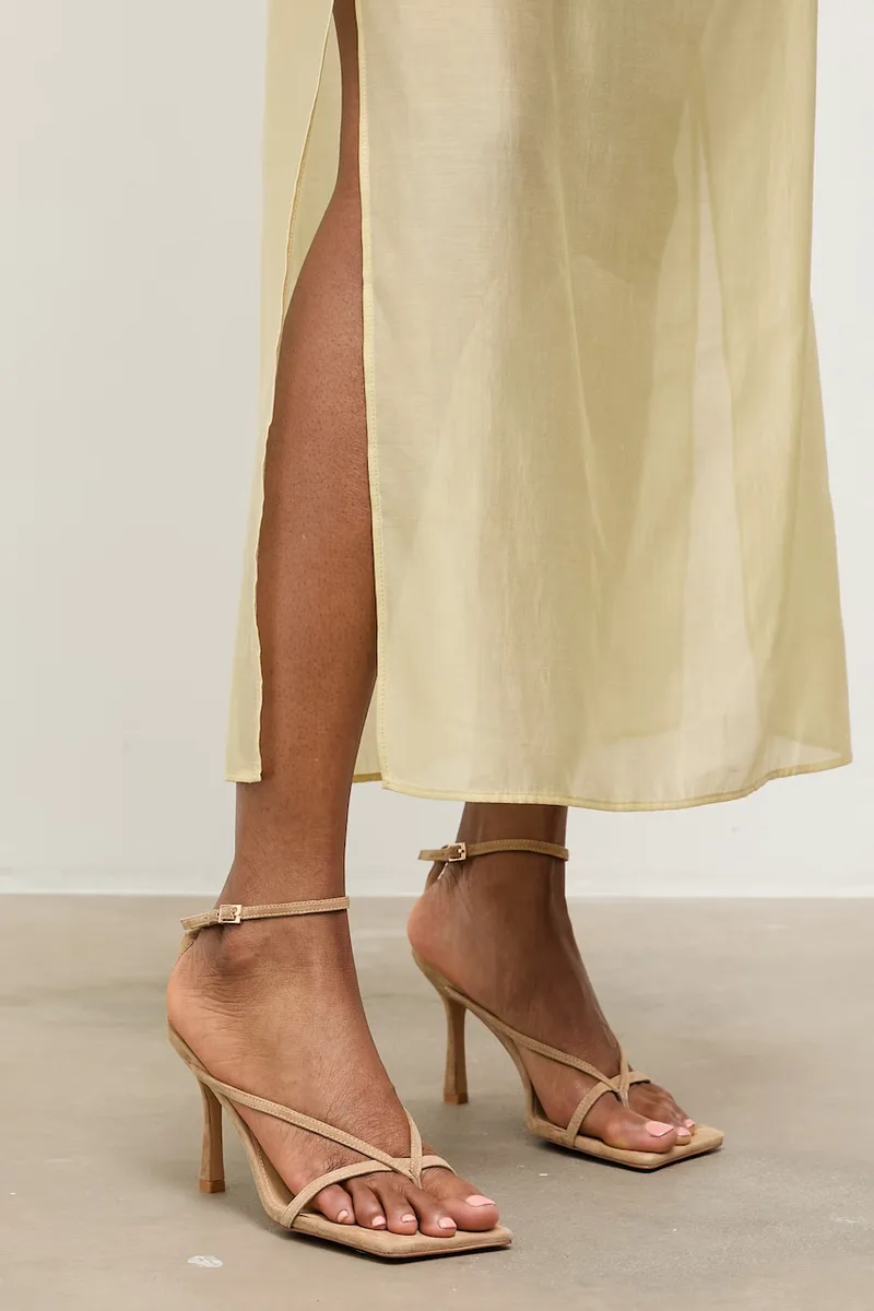 Answear.LAB Πέδιλα σουέτ Answear.LAB από την Unscripted collection