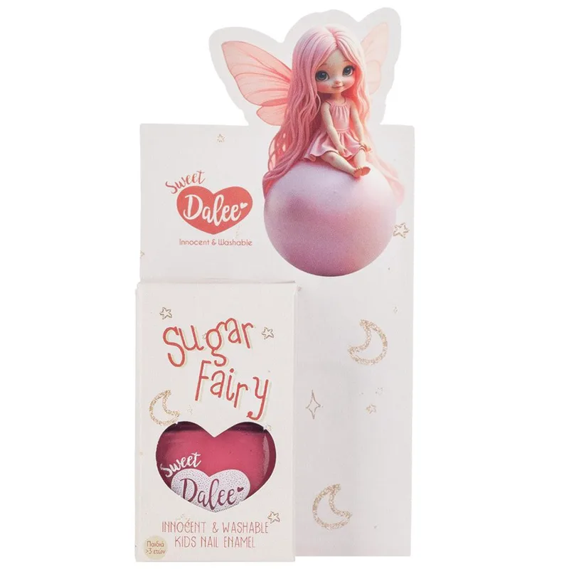 Sweet Dalee Nail Polish Παιδικό, Οικολογικό, Μη Τοξικό Βερνίκι Νυχιών με Βάση το Νερό 12ml - 906 Sugar Fairy