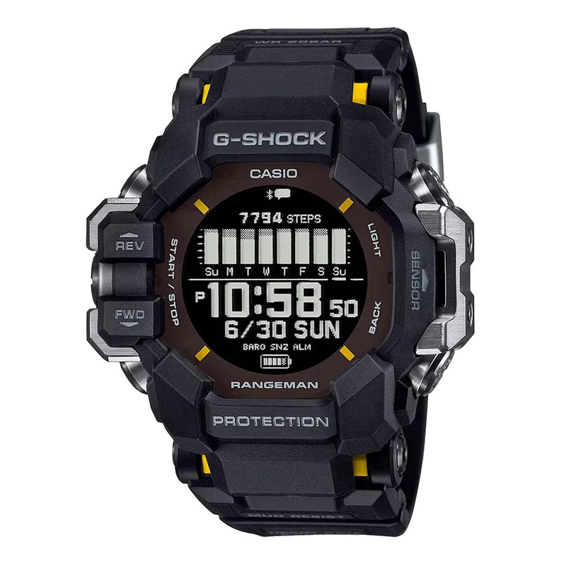 CASIO G-Shock Master Of G Rangeman Chronograph Βlack Biosourced Strap GPR-H1000-1ER
