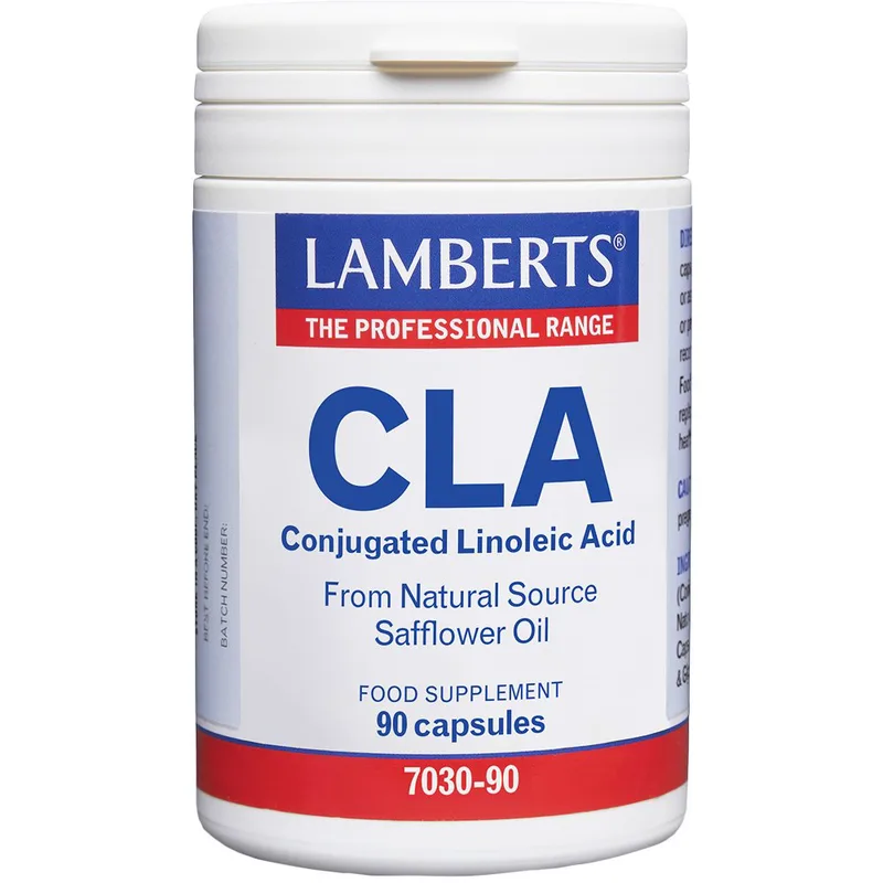 Lamberts CLA 1000mg Συμπλήρωμα Διατροφής Συζευγμένου Λινολεϊκού Οξέος Φυτικής Προέλευσης για τη Διατήρηση της Ισορροπίας Μεταξύ του Μυϊκού & Λιπώδους Ιστού & Έλεγχο Βάρους 90caps