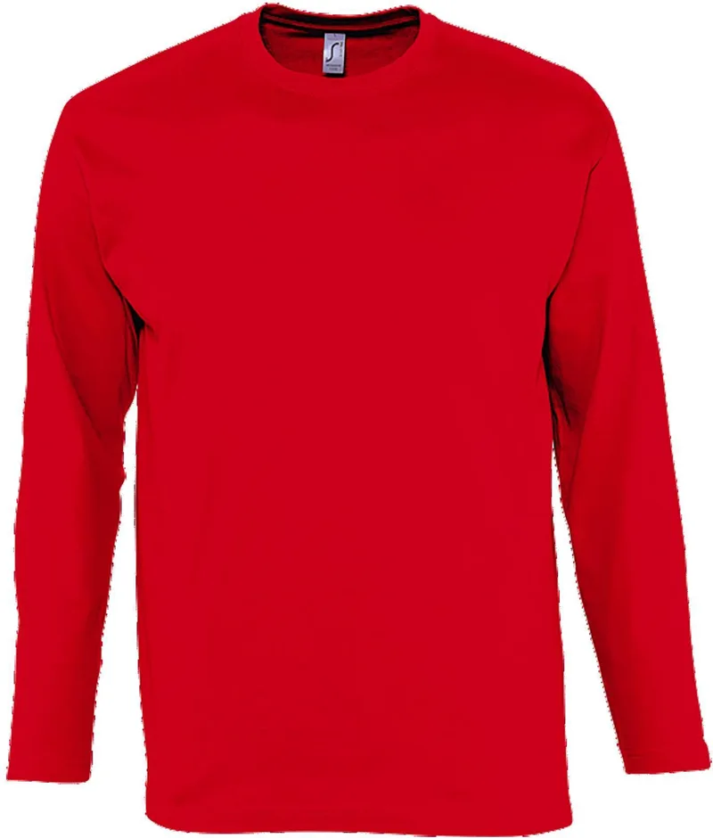 Μακρυμάνικο T-Shirt Monarch SOLS 11420 Red
