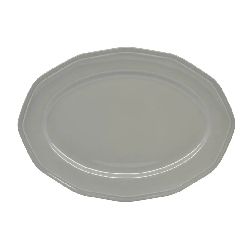Πιατέλα Οβάλ Classic Γκρι Πορσελάνη 36cm ANKOR