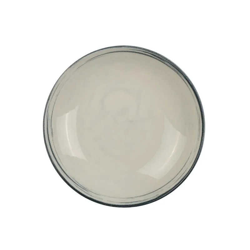 Πιάτο Βαθύ Πορσελάνης Ιβουάρ-Μπλε Frame Kutahya Φ25εκ. KX890670TCK25 (Σετ 6 Τεμάχια) (Υλικό: Πορσελάνη, Χρώμα: Μπλε, Μέγεθος: Μεμονωμένο) - KUTAHYA PORSELEN - KX890670TCK25