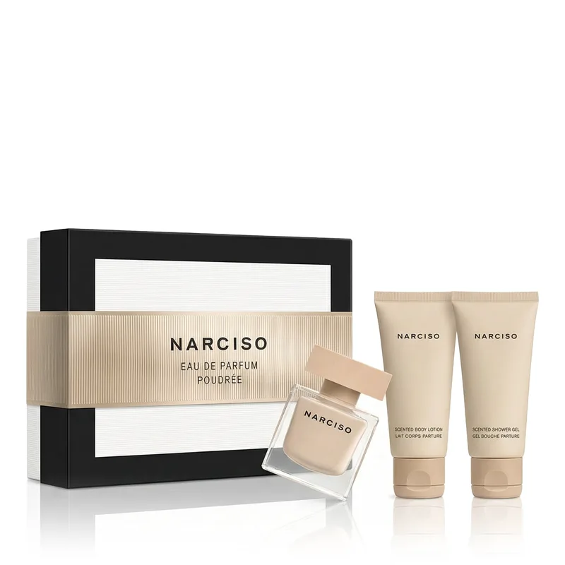 Narciso Rodriguez Narciso Poudrée Eau de Parfum 50 ml + Shower Gel 50 ml + Body Lotion 50 ml (for women) 1 pcs